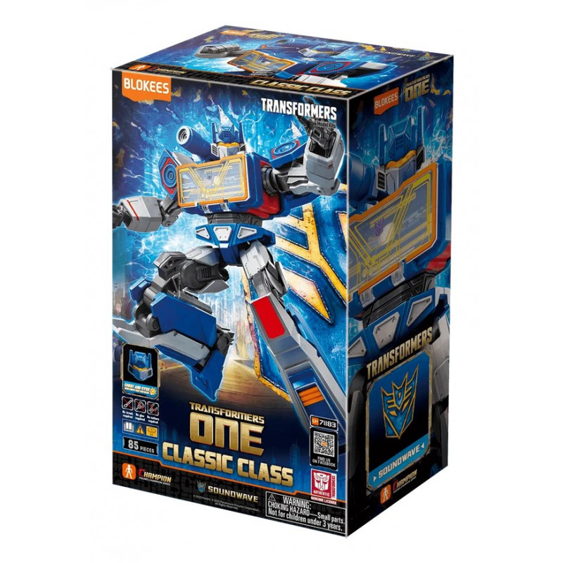 Blokees Transformers One Classic Class 17 Soundwave figura da collezione 71183
