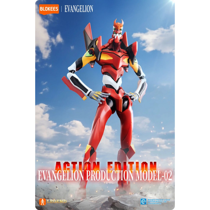 Blokees Evangelion Action Edition Evangelion Production Model 02 figura da collezione 73512