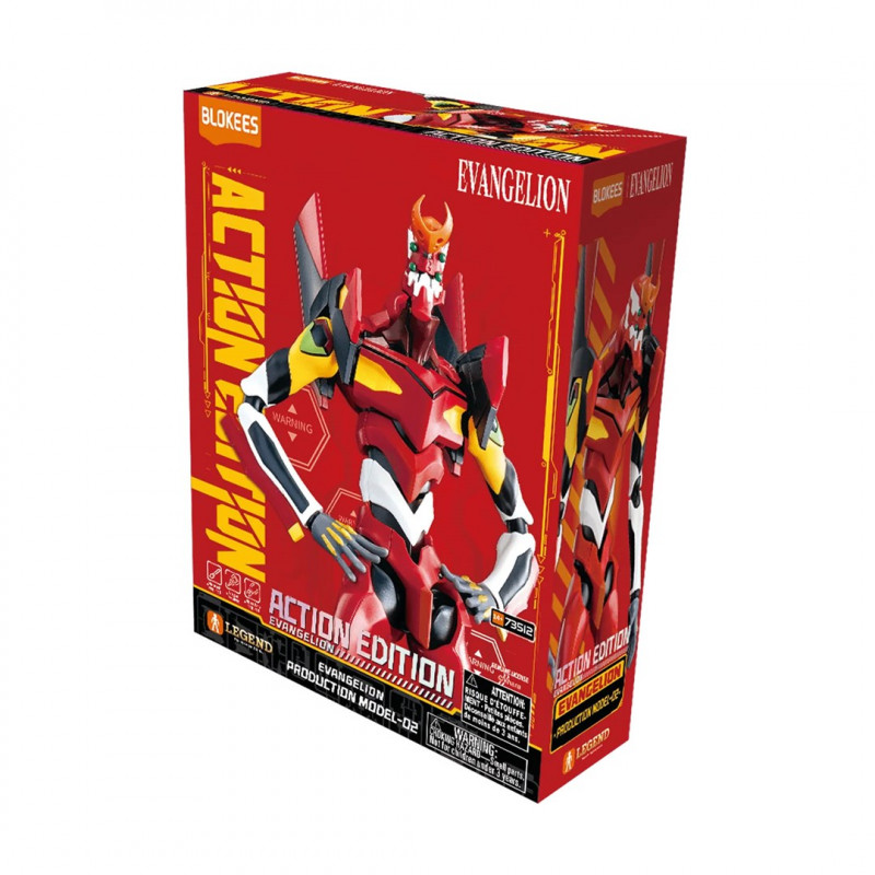 Blokees Evangelion Action Edition Evangelion Production Model 02 figura da collezione 73512