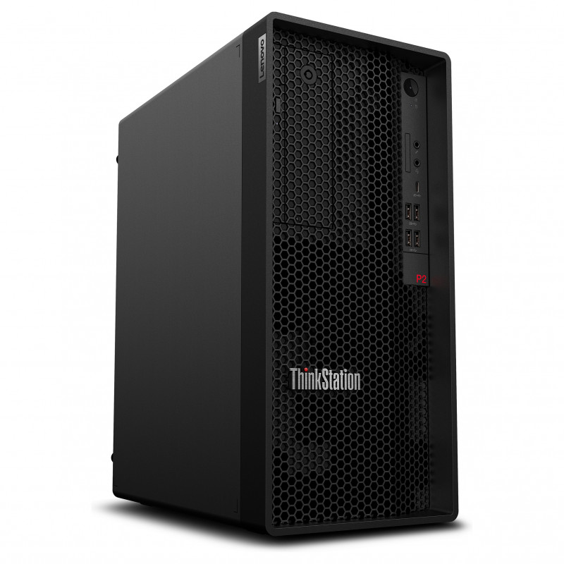 Lenovo ThinkStation P2 Gen 2 30JQ00DYGE workstation tower, Intel Core Ultra 7 265, 32 GB RAM, 512 GB SSD, NVIDIA RTX A400, Windows 11 Pro (DE)
