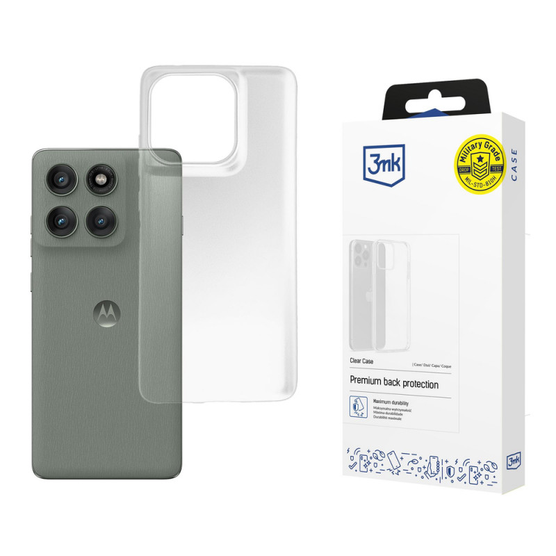 3MK Custodia Armor Motorola Edge 60 Pro, trasparente