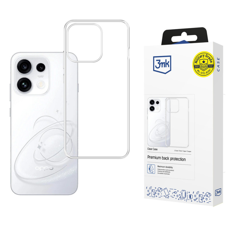 3MK cover trasparente Oppo Reno 16 F / Reno 16 FS, trasparente
