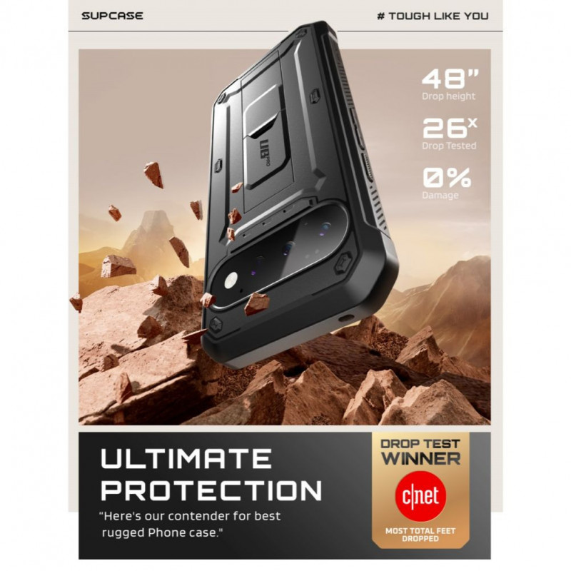 Supcase Custodia Unicorn Beetle Pro per Google Pixel 11 Pro, nero