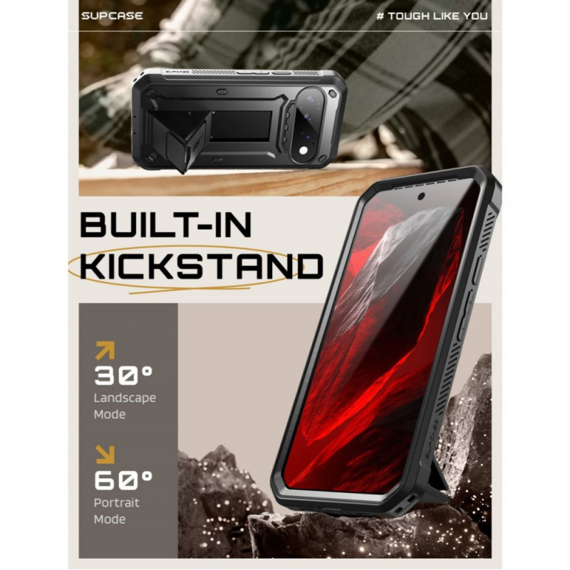 Supcase Custodia Unicorn Beetle Pro per Google Pixel 11 Pro, nero