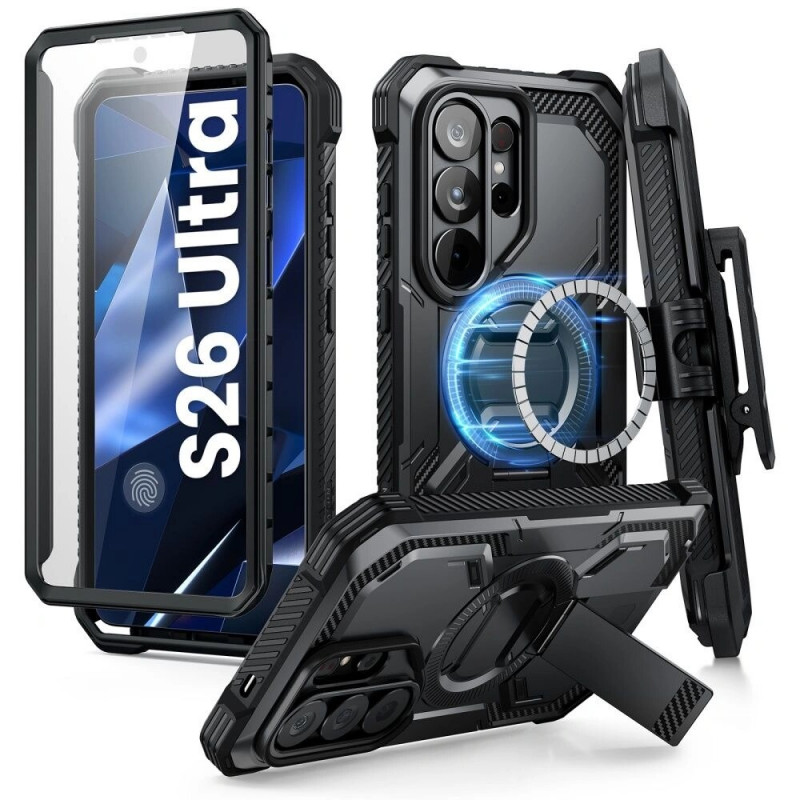 Supcase iBlason ArmorBox Clip Mag MagSafe Custodia per Samsung Galaxy S26 Ultra, nera