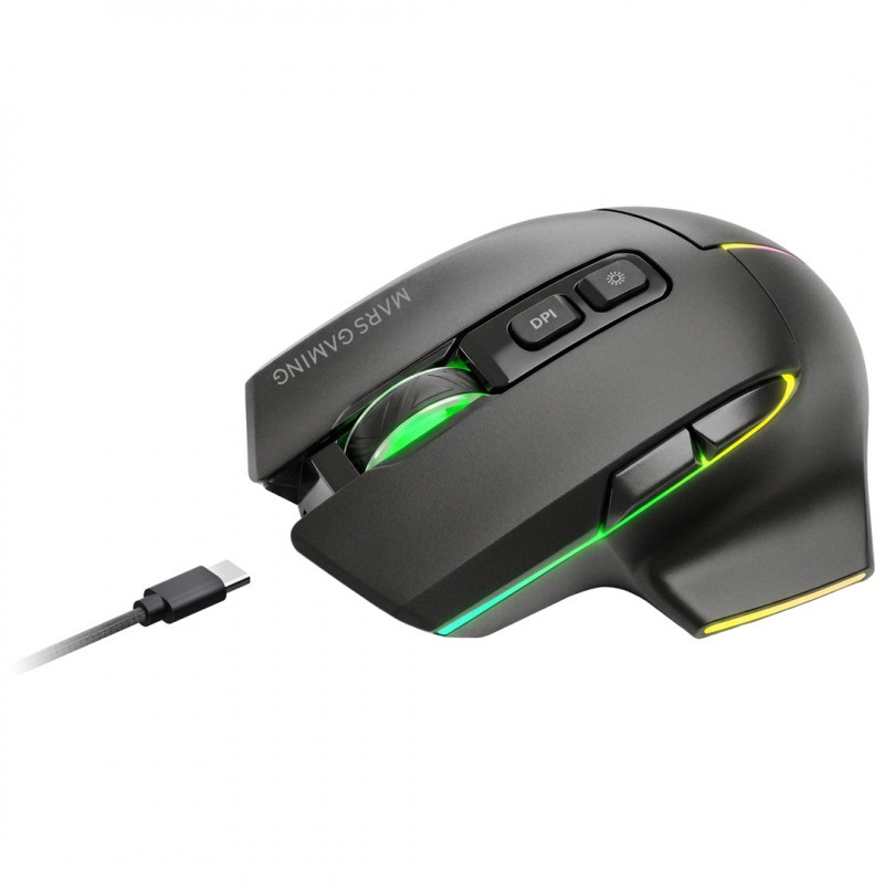 Tacens Mars Gaming MMW-VECTOR mouse gaming wireless, 12000 DPI, Bluetooth 5.4, 2.4 GHz