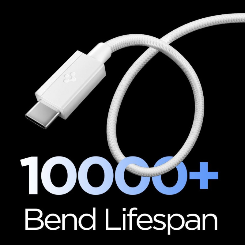 Spigen EB6015AC Essential cavo USB-C 60W 150 cm, bianco