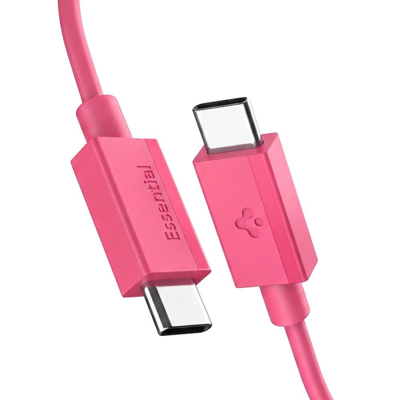Spigen EB6010CC Essential Cavo USB-C a USB-C 60W 100 cm, Rosa