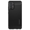 Spigen Rugged Armor Custodia per Samsung Galaxy A52 / A52s, nera opaca
