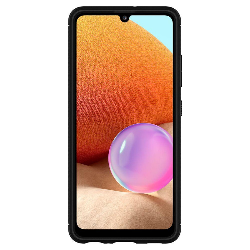 Spigen Rugged Armor Custodia per Samsung Galaxy A52 / A52s, nera opaca