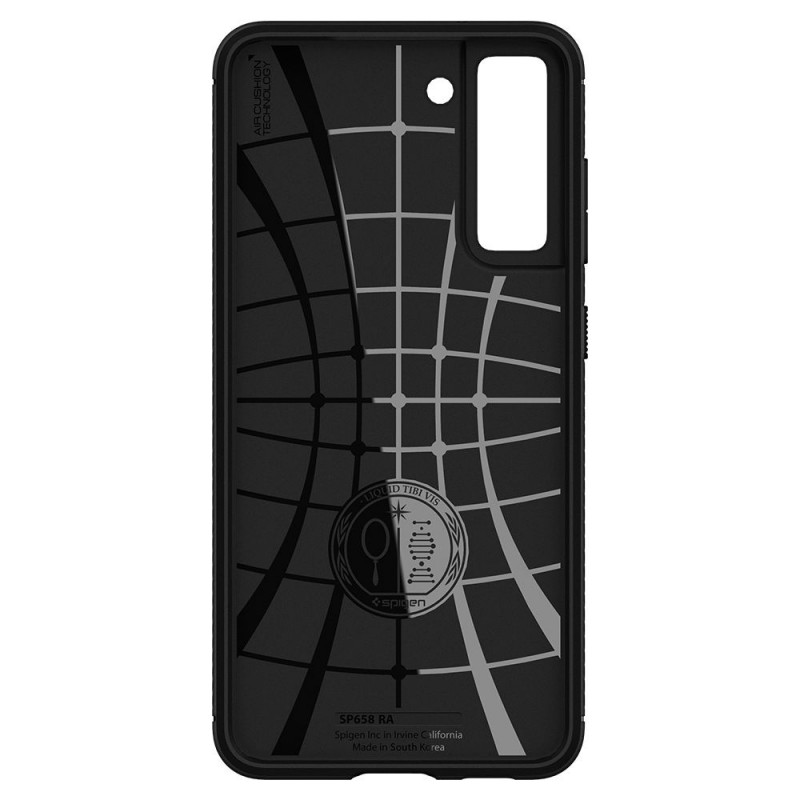 Spigen Rugged Armor custodia per Samsung Galaxy S21 FE, nero opaco