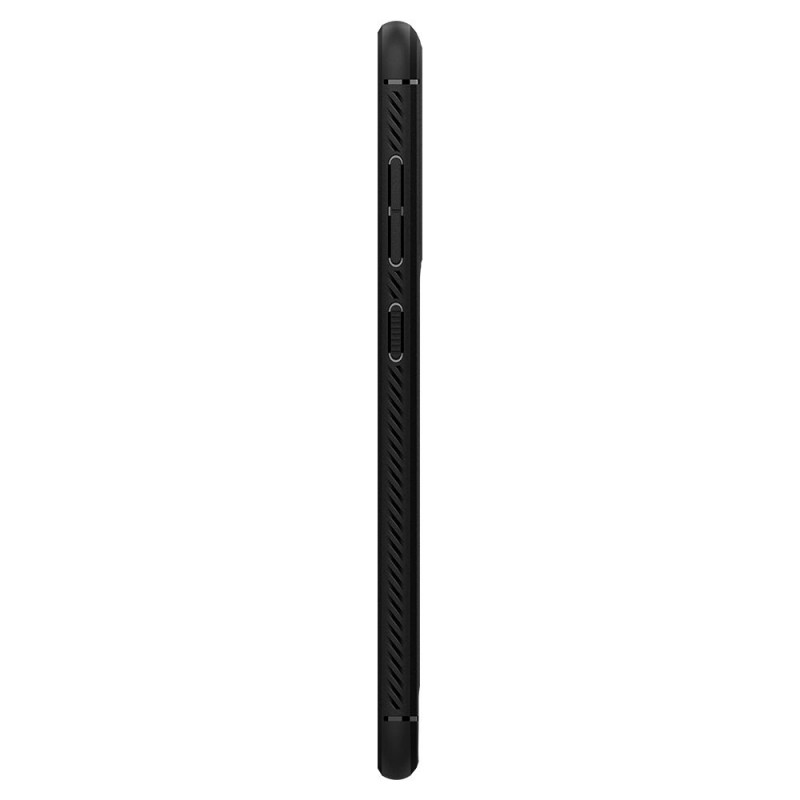 Spigen Rugged Armor custodia per Samsung Galaxy S21 FE, nero opaco