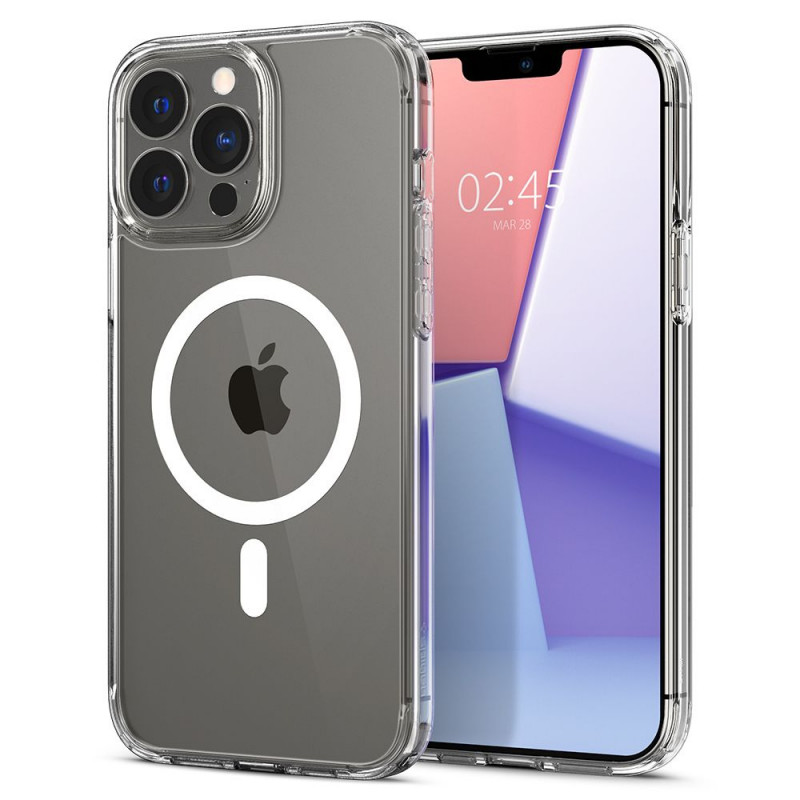 Spigen Ultra Hybrid Mag MagSafe custodia per Apple iPhone 13 Pro, bianca