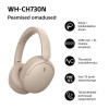 Sony WH-CH730N cuffie over-ear Bluetooth con microfono, beige