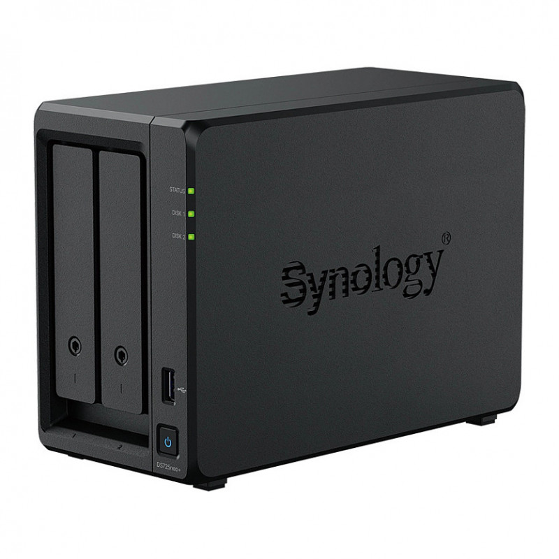 Synology DiskStation DS725neo+ NAS a 2 alloggiamenti, AMD Ryzen Embedded R1600, 4 GB DDR4
