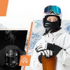 Qunature 13230023011 Passamontagna da sci per bici e moto, taglia L, nero