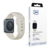3mk Cinturino in silicone per Apple Watch 42/44/45/49 mm, beige