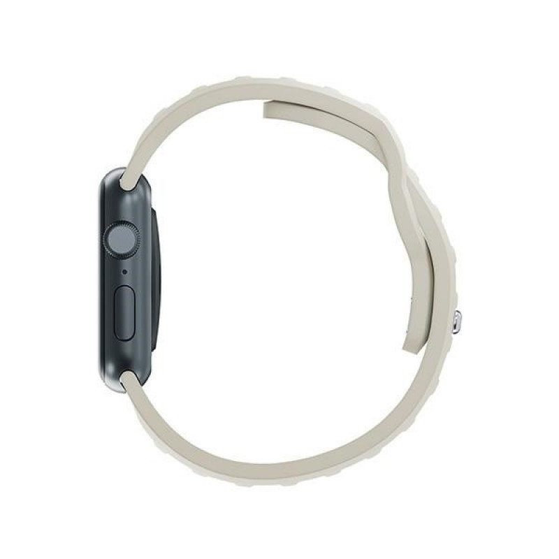 3mk Cinturino in silicone per Apple Watch 42/44/45/49 mm, beige