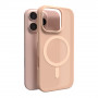 Puro Daylight custodia in silicone MagSafe per iPhone 16 Pro Max, beige