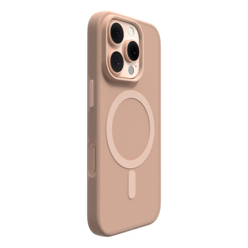 Puro Daylight custodia in silicone MagSafe per iPhone 16 Pro Max, beige