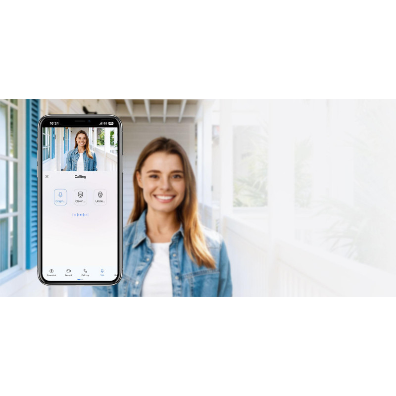 Ezviz CP4 spioncino digitale Wi-Fi 4 MP, argento