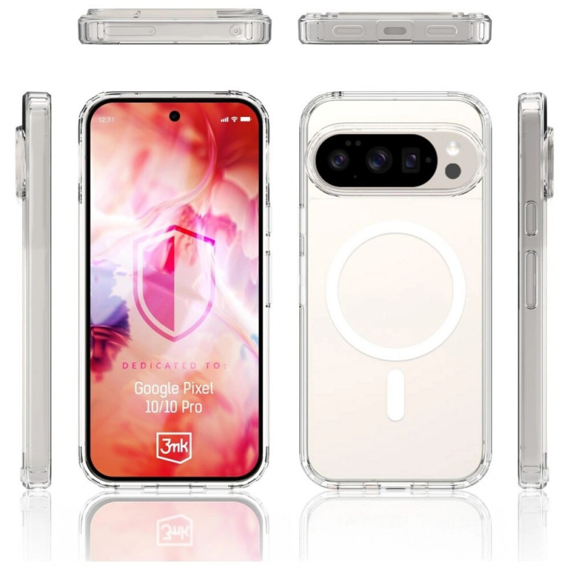 3MK Armor MagCase Google Pixel 10 / Pixel 10 Pro, trasparente