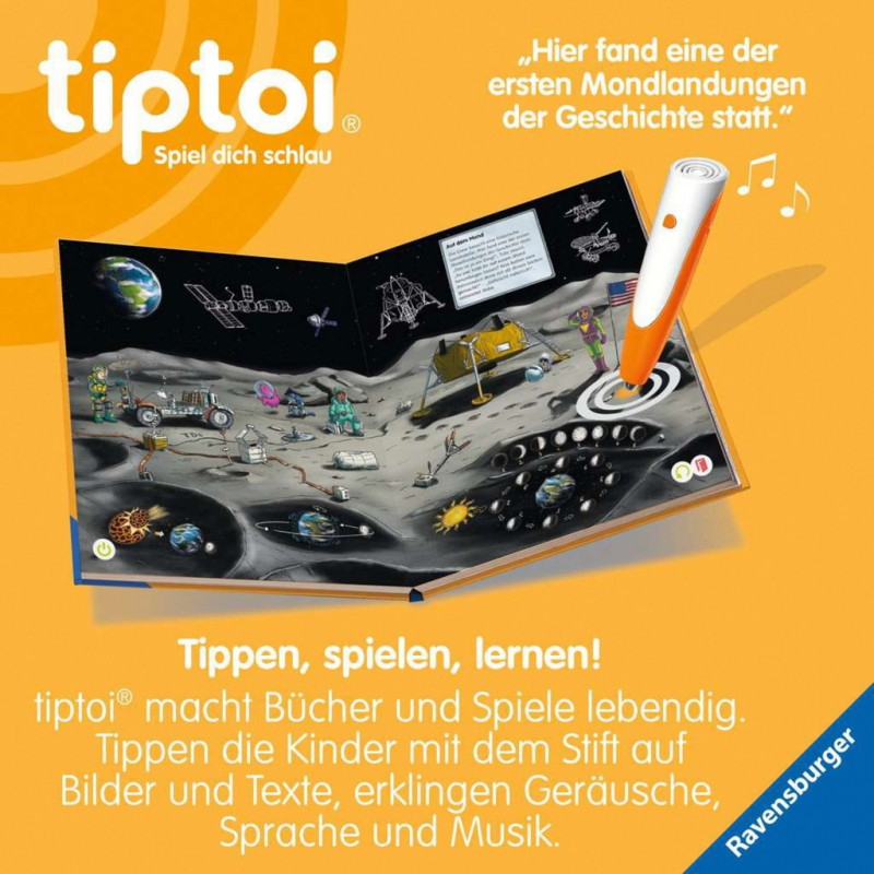 Ravensburger tiptoi Lo spazio: viaggi spaziali, stelle e pianeti (49282)