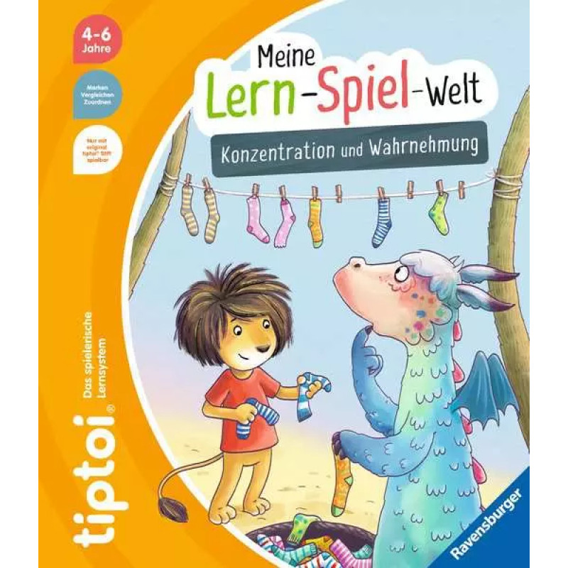 Ravensburger tiptoi Il mio mondo di apprendimento e gioco: concentrazione e percezione (49281)