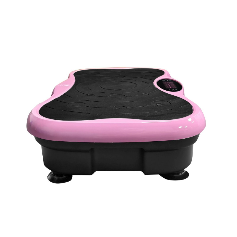 Piattaforma vibrante per fitness Extralink Moonwalk SpinMove, 200 W, rosa