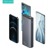 Power bank USAMS PB59 US-CD165 30000 mAh, 65 W, 2x QC3.0 + PD, nero, con cavo USB-C a USB-C