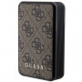 Guess GUPB10DP4GEGW Power Bank 10000 mAh, 18 W, 4G Leather Metal Logo, marrone