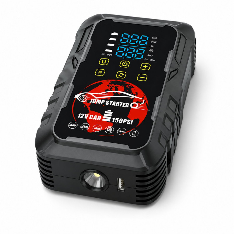 Extralink MaxJump 9 Xtreme avviatore e compressore 2-in-1, 8000 mAh