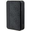 Guess GUPB10DP4GEGK Power Bank 10000 mAh, 18 W, 4G Leather Metal Logo, nero