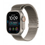 Apple Watch Ultra 4 Titanium Cellular 49 mm in titanio naturale con cinturino Milanese Loop, taglia L