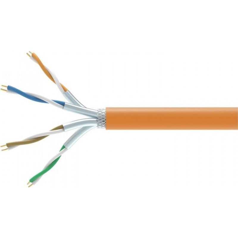 Cavo di installazione in massa Equip 404553 Cat7 S/FTP, 1000 m, senza alogeni (LSZH), arancione