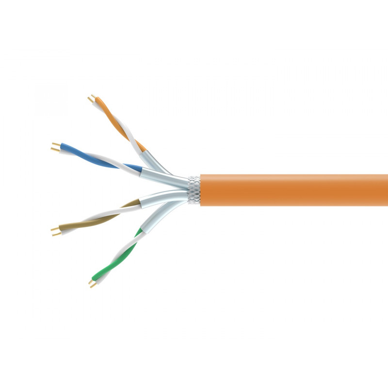 Cavo di installazione in massa Equip 404553 Cat7 S/FTP, 1000 m, senza alogeni (LSZH), arancione