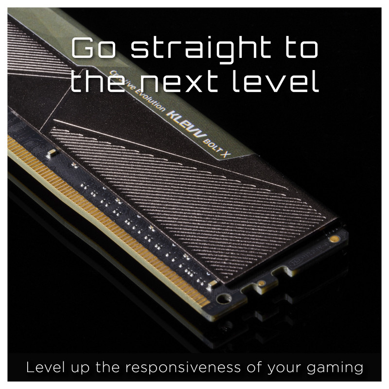 Kit di memoria DDR4 Klevv BOLT X KD48GU880-36A180U, 16 GB (2 x 8 GB), 3600 MHz