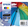Multipack di cartucce d'inchiostro originali a 4 colori Epson 406 Umbrella C13T17G64010, 6 ml
