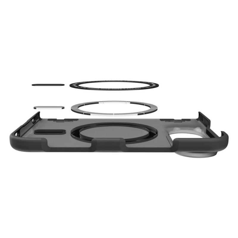 Custodia Spigen Ultra Hybrid Pro MagFit per Apple iPhone Duo, Frost Black