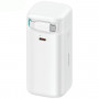 Powerbank USAMS US-CD216 XMF Series 18000 mAh, ricarica rapida PD 45W, con cavo USB-C, bianca
