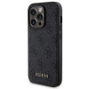 Bundle custodia rigida per Apple iPhone 14 Pro + powerbank MagSafe da 5000 mAh Guess GUBPM5P14L4GEMGK, 4G Metal Logo, nero