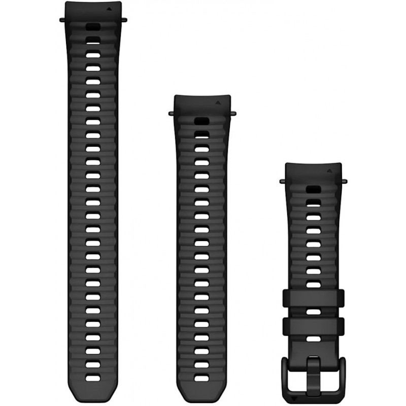 Cinturino in silicone Garmin 20 mm per Instinct E 40 mm, 010-13397-01, nero