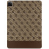 Custodia Guess GUFCP12PS4SGW per Apple iPad Pro 12.9 (2020/2021/2022, 4ª/5ª/6ª gen), 4G Stripe Allover, marrone