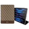 Custodia Guess GUFCP12PS4SGW per Apple iPad Pro 12.9 (2020/2021/2022, 4ª/5ª/6ª gen), 4G Stripe Allover, marrone