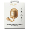 Cuffie wireless TWS in-ear Guess GUTWST82TRD con docking station, Triangle Logo, Bluetooth 5.0, oro