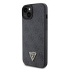 Guess GUHCP15MP4TDSCPK Custodia rigida Apple iPhone 15 Plus / 14 Plus, Crossbody 4G Metal Logo, nera
