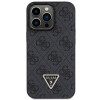 Custodia rigida nera Guess GUHCP13LP4TDSCPK per Apple iPhone 13/13 Pro, Crossbody 4G Metal Logo