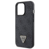 Custodia rigida nera Guess GUHCP13LP4TDSCPK per Apple iPhone 13/13 Pro, Crossbody 4G Metal Logo