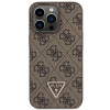 Guess GUHCP13LP4TDSCPW custodia rigida marrone per Apple iPhone 13/13 Pro, Crossbody 4G Metal Logo