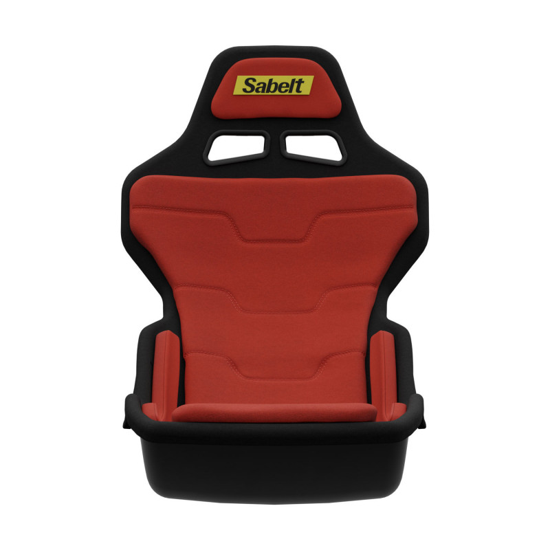 Sabelt SRP-1 sedile da sim racing, scocca in fibra di vetro, design formula, imbottito, rosso racing
